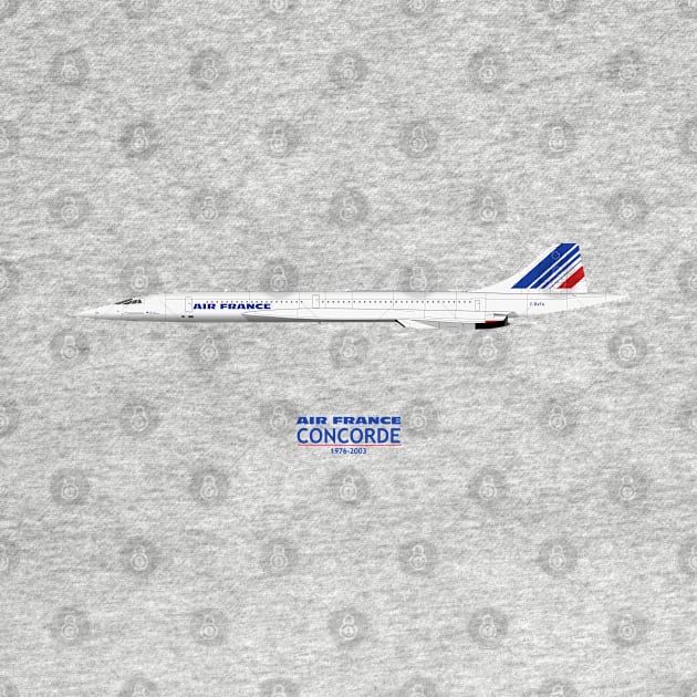 Air France Concorde by SteveHClark